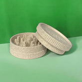 Professor Herb Biodegradable Hemp Tea Shredder Grinder (2 Part) - White